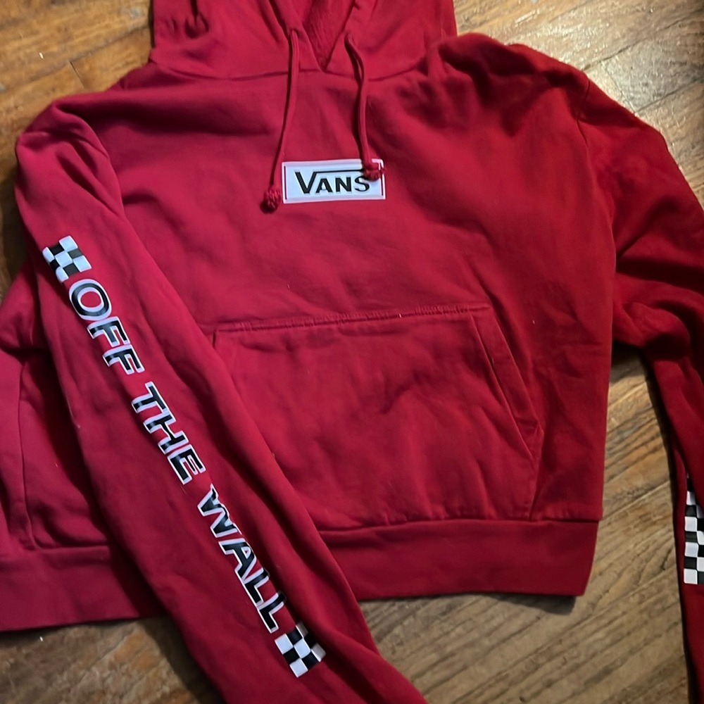 Vans cropped hoodie